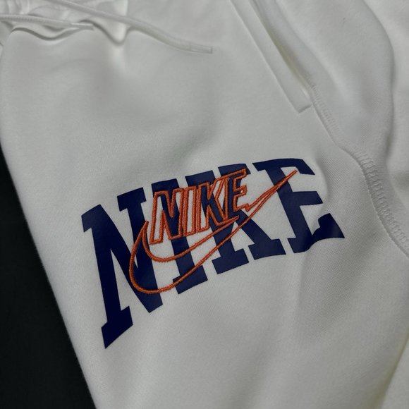 Nike Sportswear Club Fleece Joggers White FV4453-100 Men’s Sizes - Picture 2 of 7